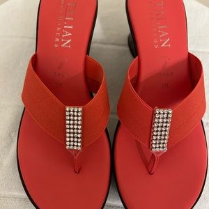 Italian Shoemakers Coral sandals, size 7 in good used condition